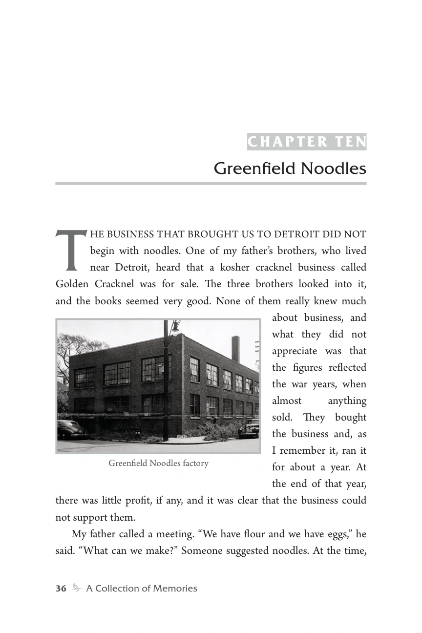 Preview of Sample Memoir